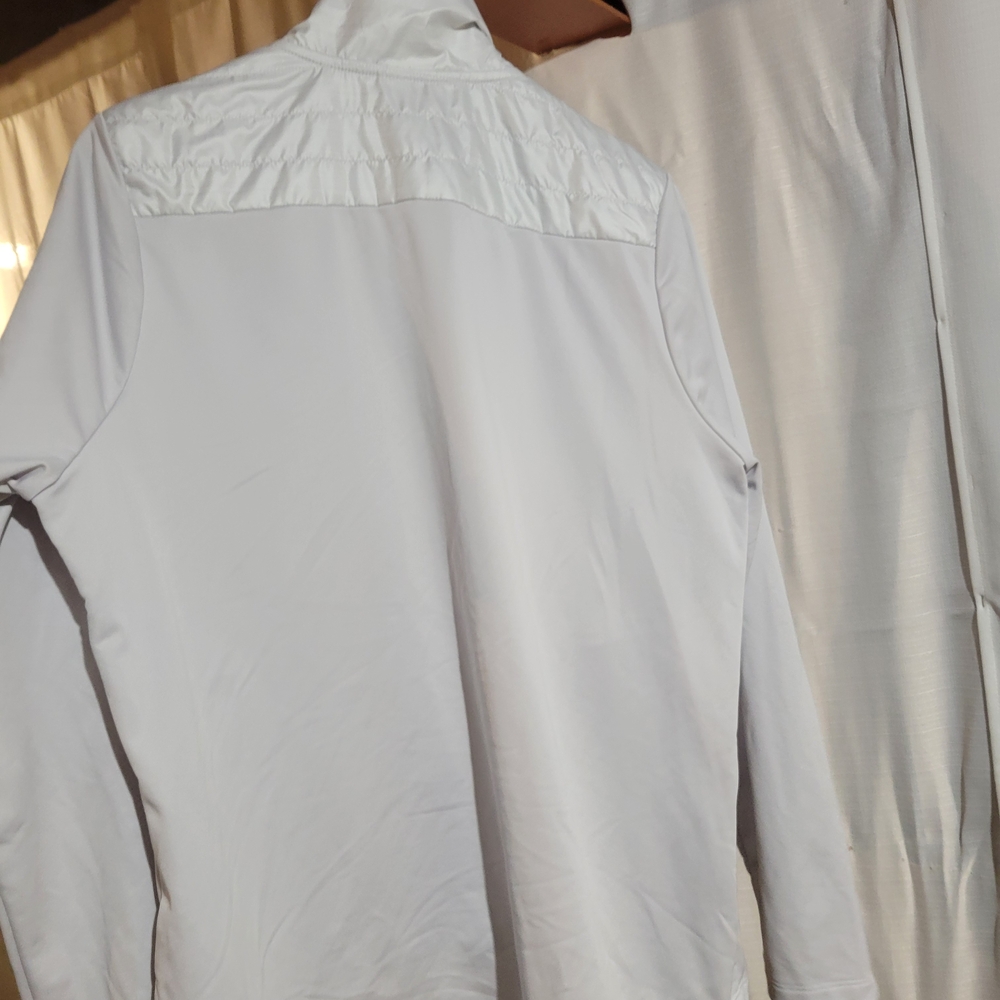 White Thin Nike Zip Up Jacket - image 3